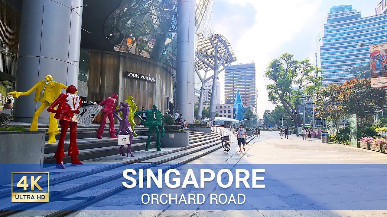 Singapore Orchard Road Weekend Walking Tour (4K UHD) - Travel Guide Video