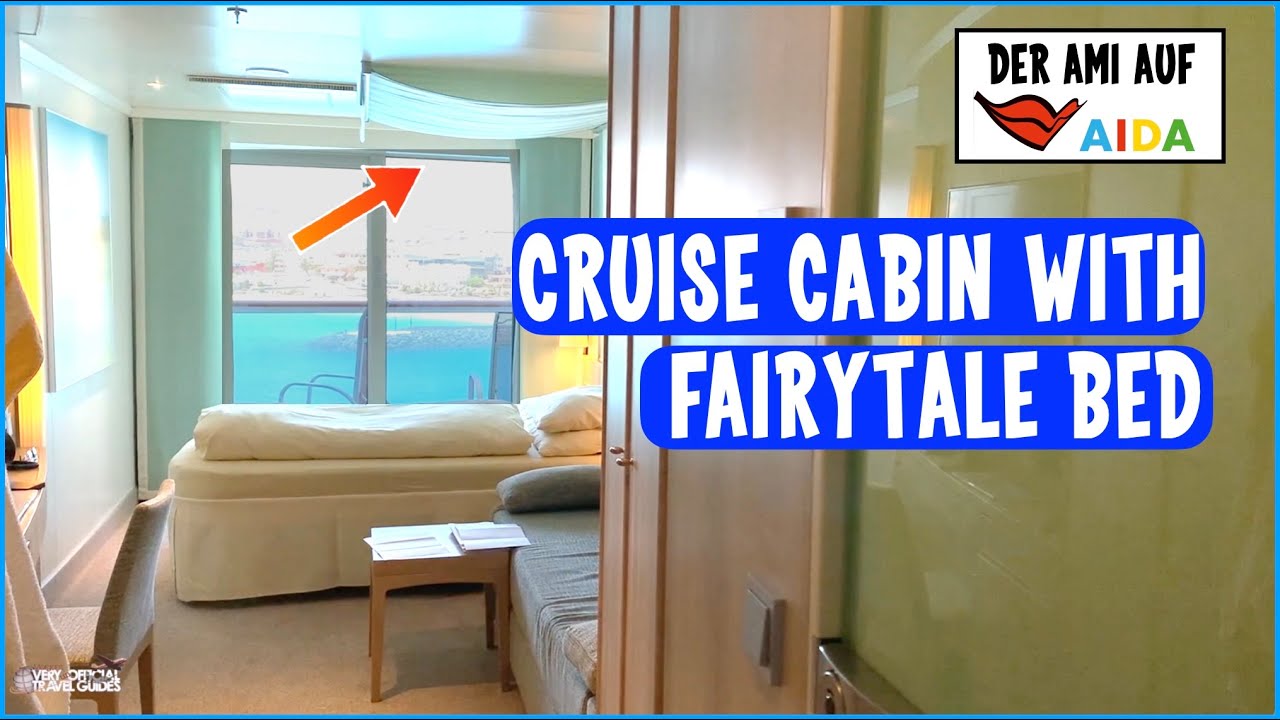 Festive Balcony Cabin Tour on AIDAperla German Cruise Ship