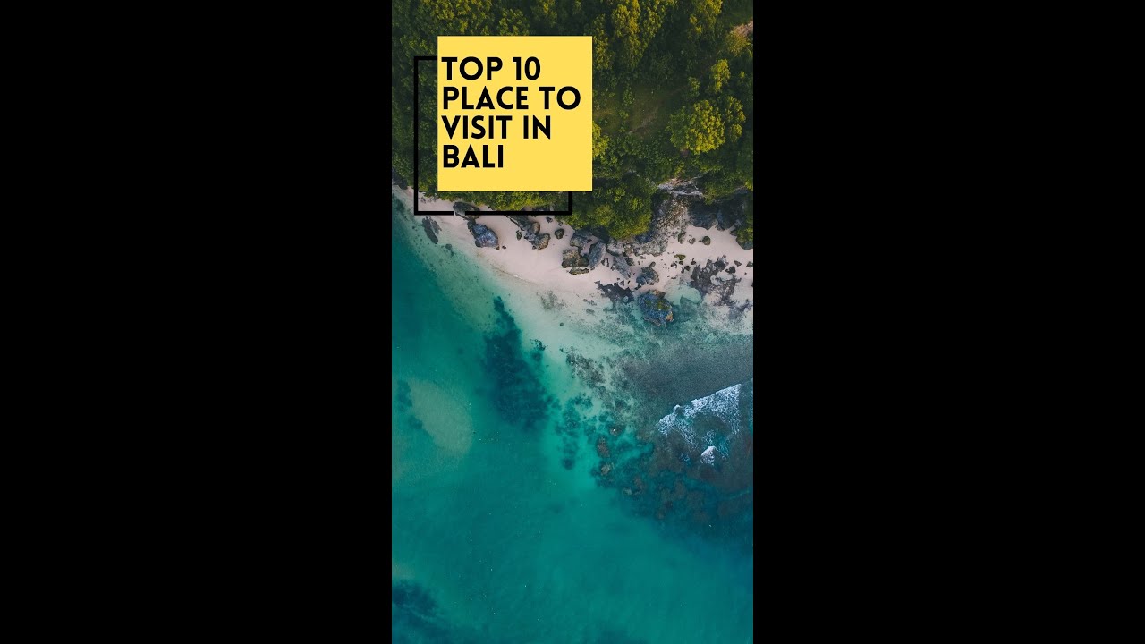 10 Best Places To Visit In Bali - Quick Travel Guide #shorts