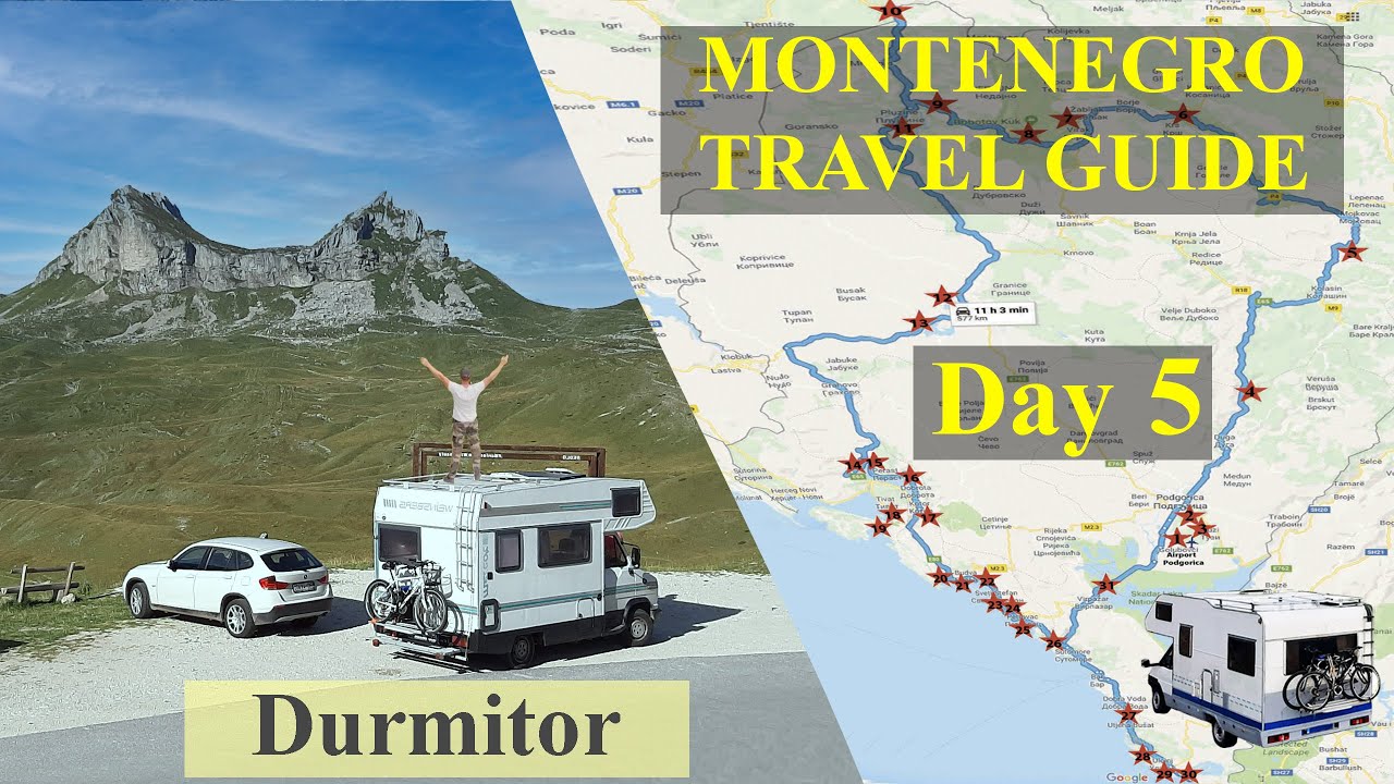 Day 5. Motorhome video travel guide (Montenegro). From Black lake to the Durmitor.
