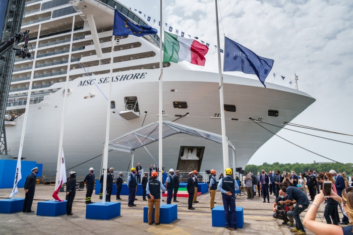 MSC Seashore delivered in Italy | News