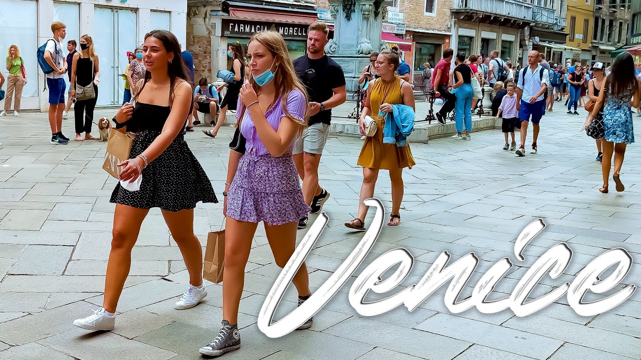 SUMMER VENICE. Italy - 4k Walking Tour around the City - Travel Guide. trends, moda #Italy