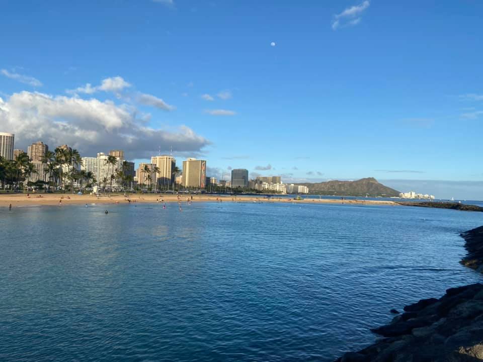 Aloha Friday Photo: Honolulu coast views from Ala Moana Beach Park