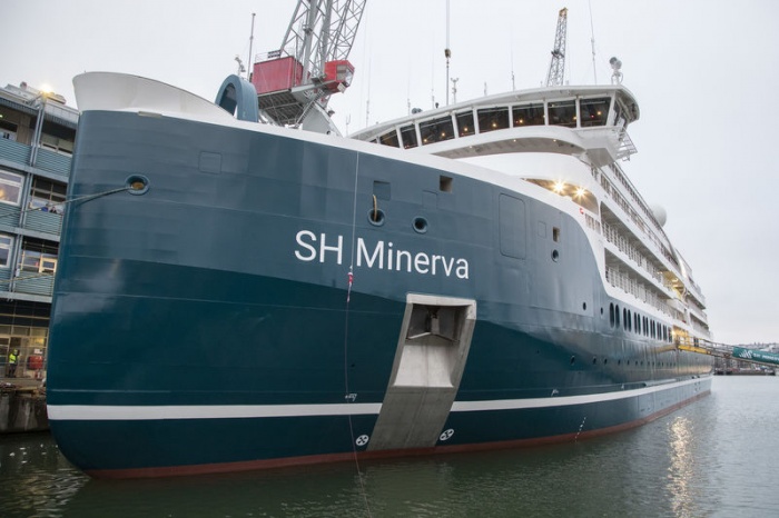 Swan Hellenic christens first ship as launch is delayed