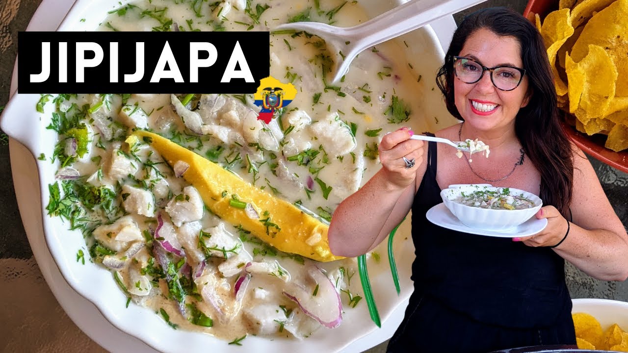Peanut Butter Ceviche in Jipijapa Manabi ???| ECUADOR TRAVEL GUIDE