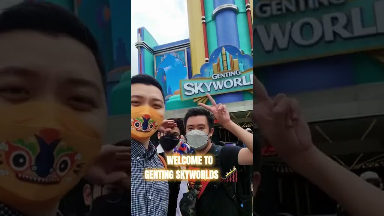 Genting Skyworlds Theme Park Malaysia 🇲🇾 2022 MUST TRY Thrill Rides Travel Guide #shorts