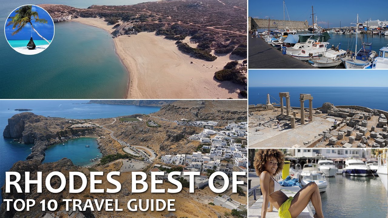 ▶️ Rhodes TRAVEL GUIDE TOP 10 ▶ Best of Old town, Lindos, Prasonisi, Faliraki, Tsambika, Beaches ..