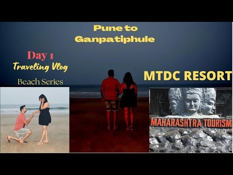 Ganpatiphule Beach Vlog.   Day1  A Travel Guide to Ganpatiphule. Road Trip.