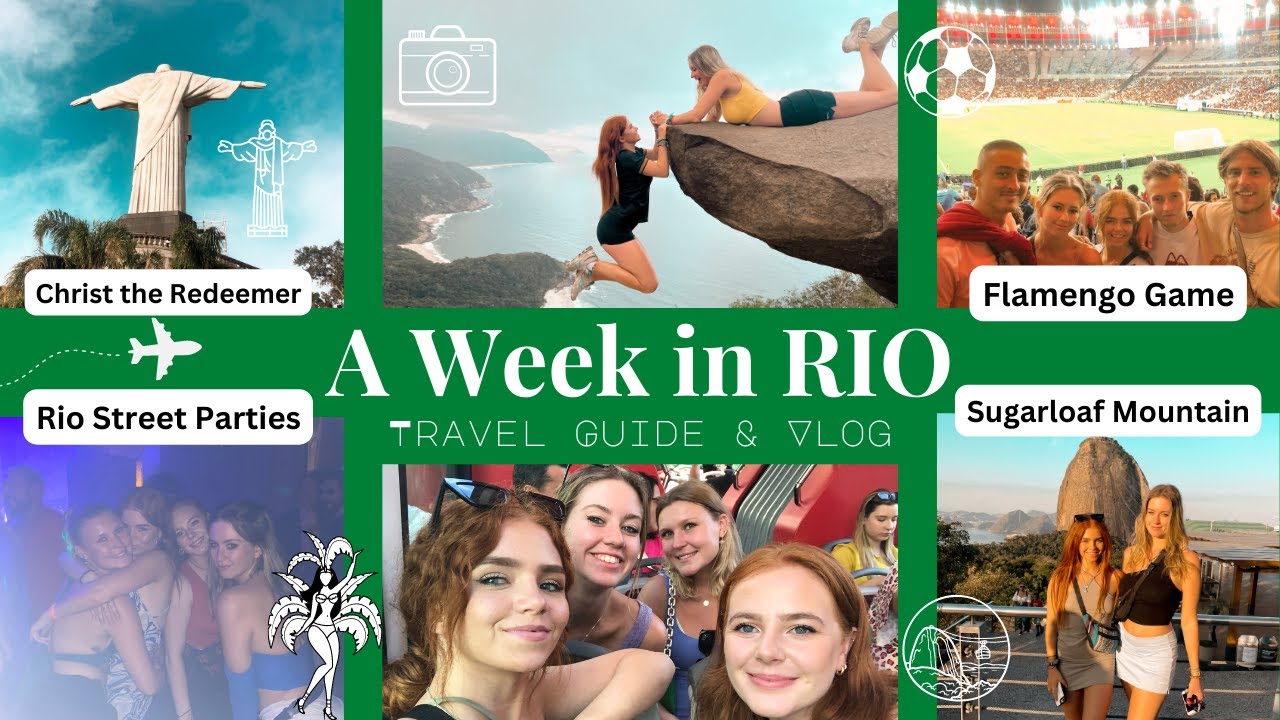 Our CRAZY Week in RIO | Travel Guide & Vlog | Books Hostel | Flamengo football Game | Sugarloaf