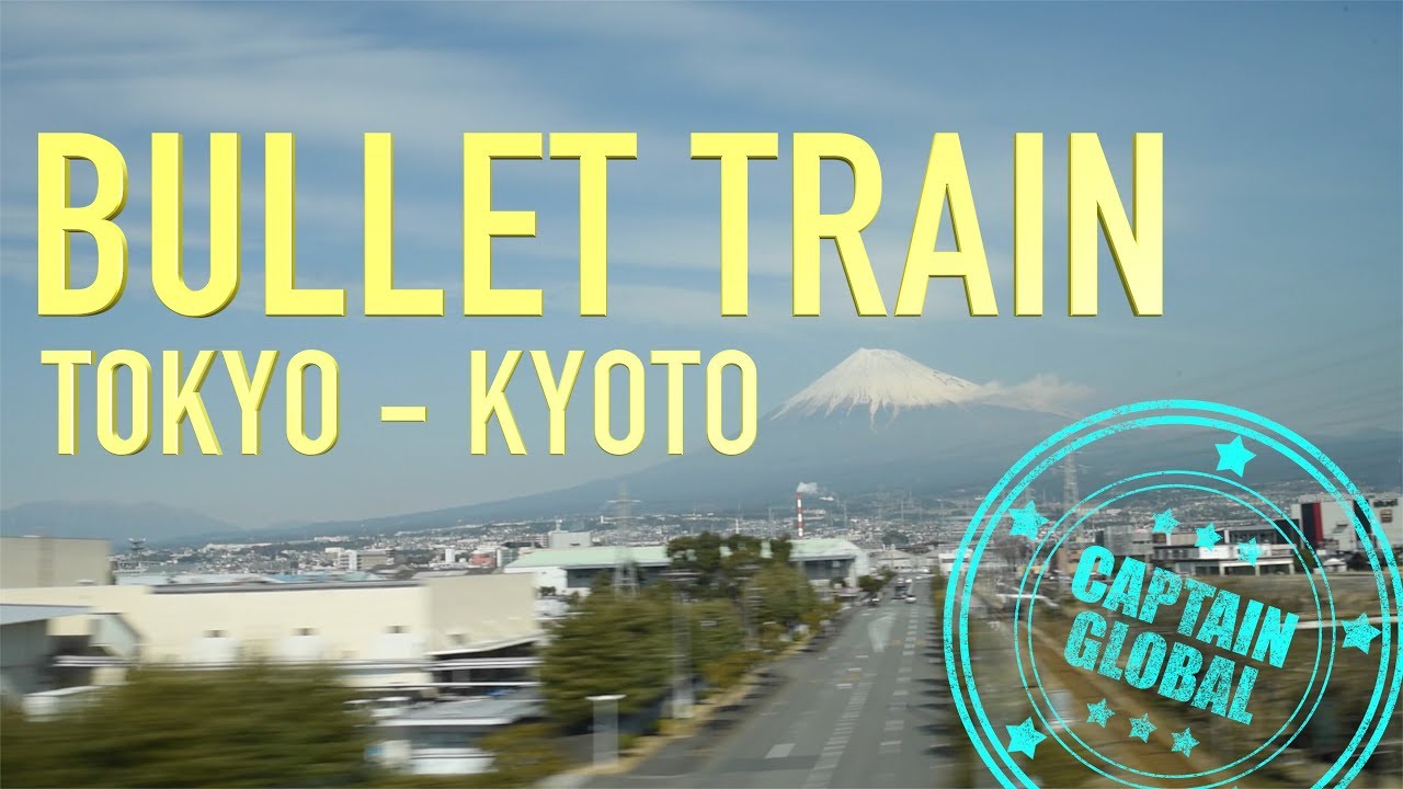 Shinkansen Bullet Train: Tokyo to Kyoto Travel guide (4K)