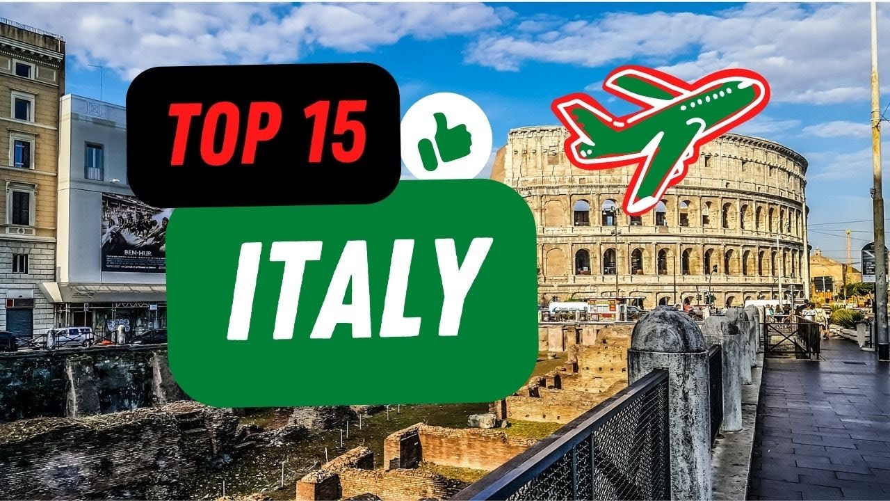 TOP 15 - Travel guide to ITALY 🟢⚪🔴 (things to do, places, food) - #wheretotravel