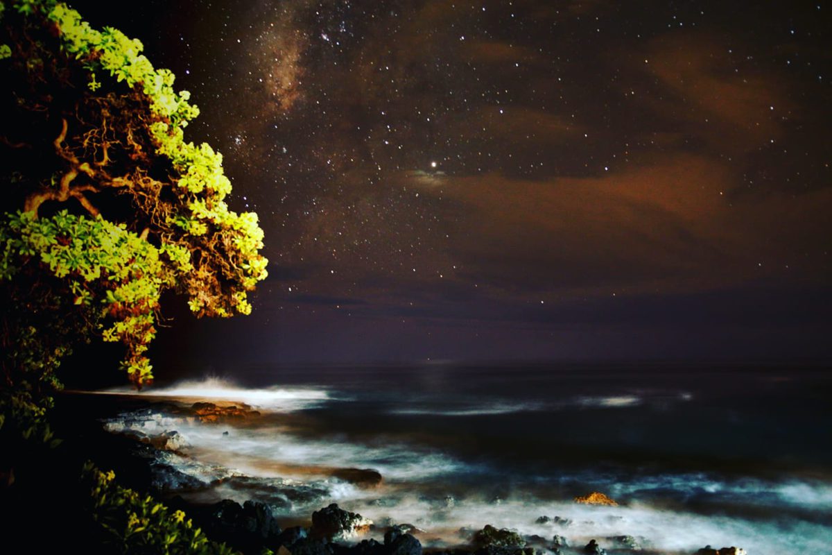 Aloha Friday Photo: Kona Coast at Night