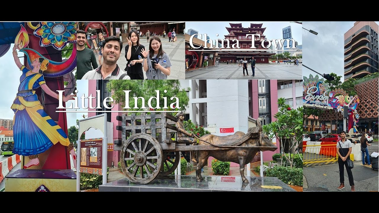 Singapore Little India & China Town Walking (8K UHD) - Travel Guide