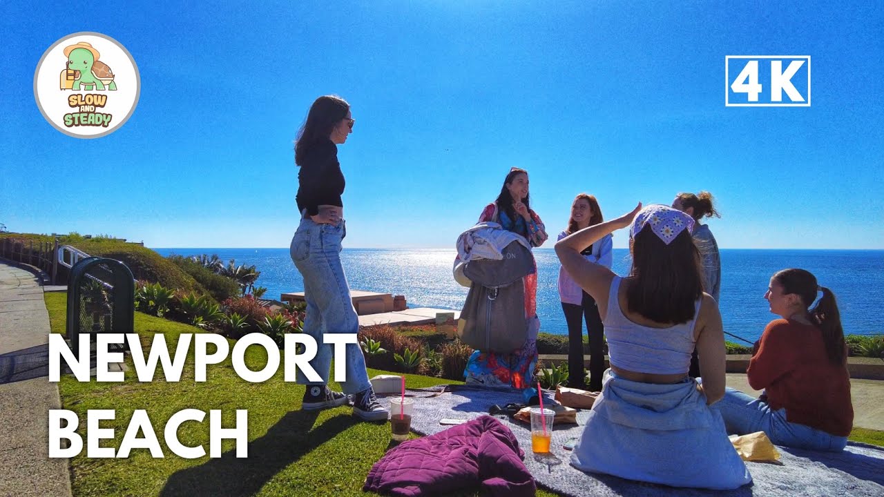 [4K￼] Newport Beach, California | Inspiration Point | Walking tour Travel Guide
