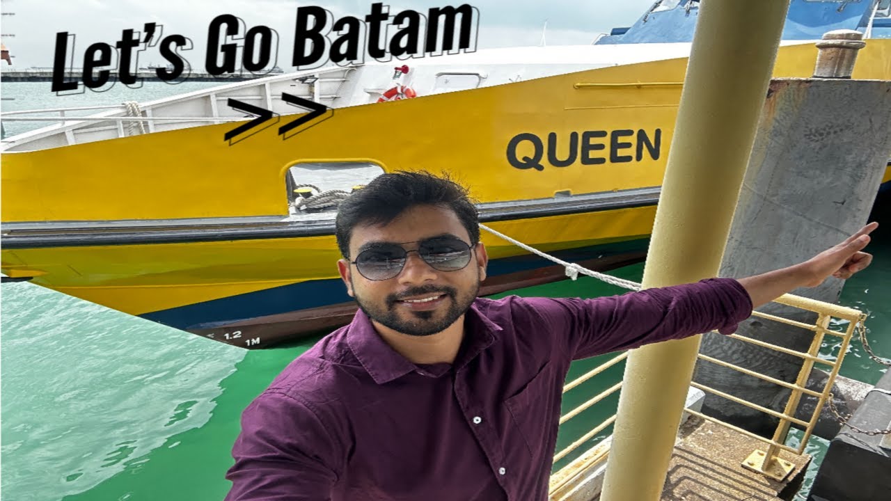 Welcome to BATAM Indonesia From Singapore Part-1 | Full Travel Guide | Hindi Urdu