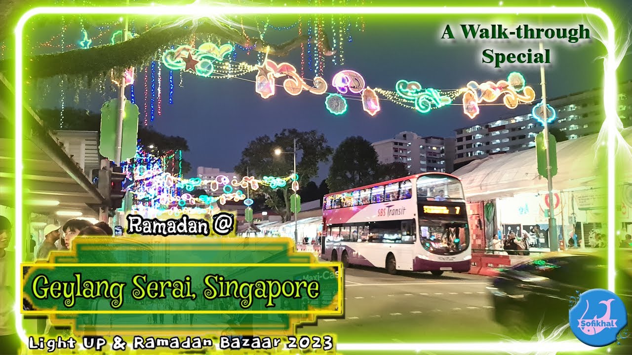A Walk-through - Ramadan @ Geylang Serai, Singapore 2023 4K | A Travel Guide | Singapore