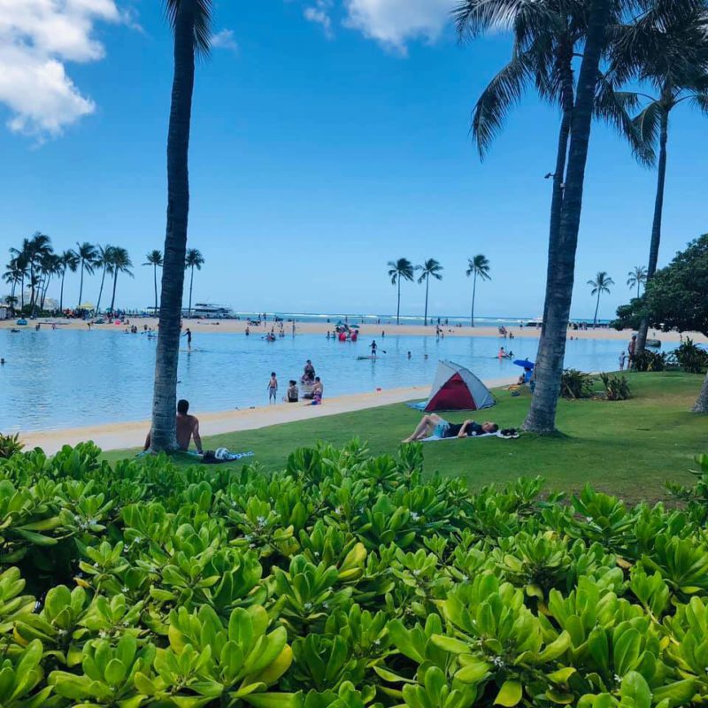 Aloha Friday Photo: View from the Hilton Hawaiian Village Lawn