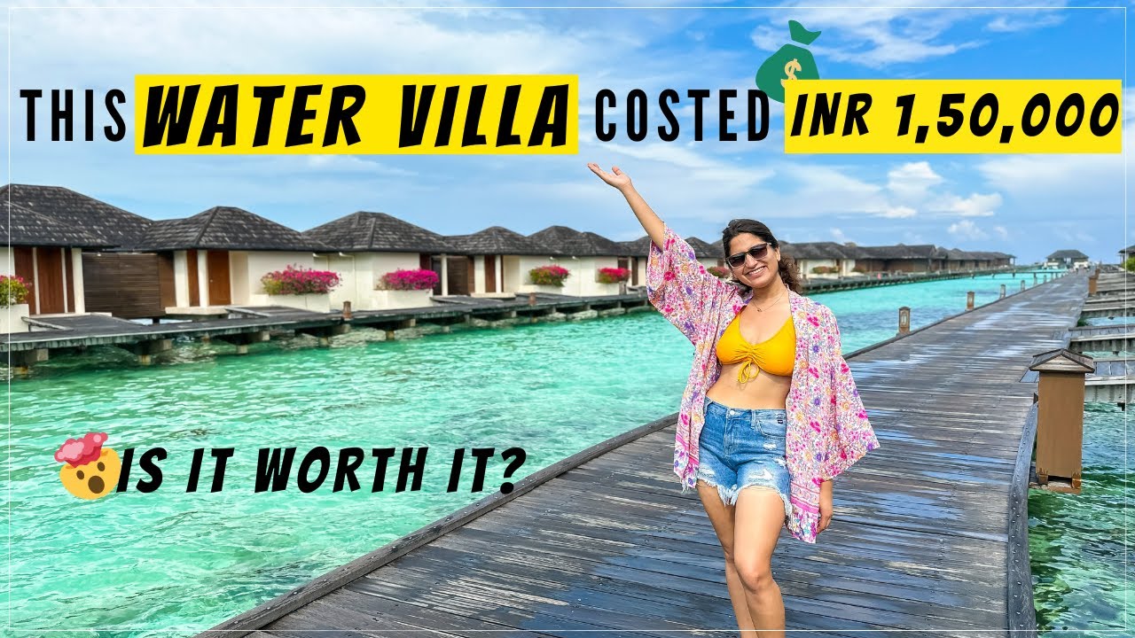Maldives WaterVilla Tour- WATCH THIS Before You Book! India To Maldives TRAVEL GUIDE PART-2🏖