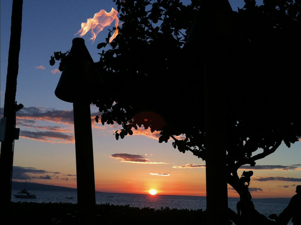 Aloha Friday Photo: Sunset torch