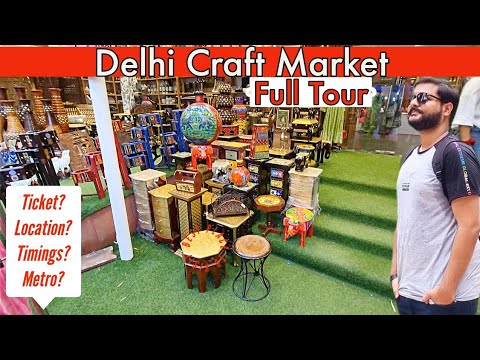 😍👉Open Now | Delhi Craft Market - FULL TOUR | Delhi Travel Guide | Dilli Haat Ina Market Delhi