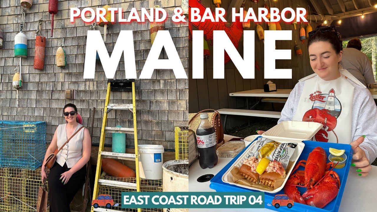 MAINE VLOG: Portland & Bar Harbor Travel Guide | Acadia National Park | USA East Coast Road Trip 04