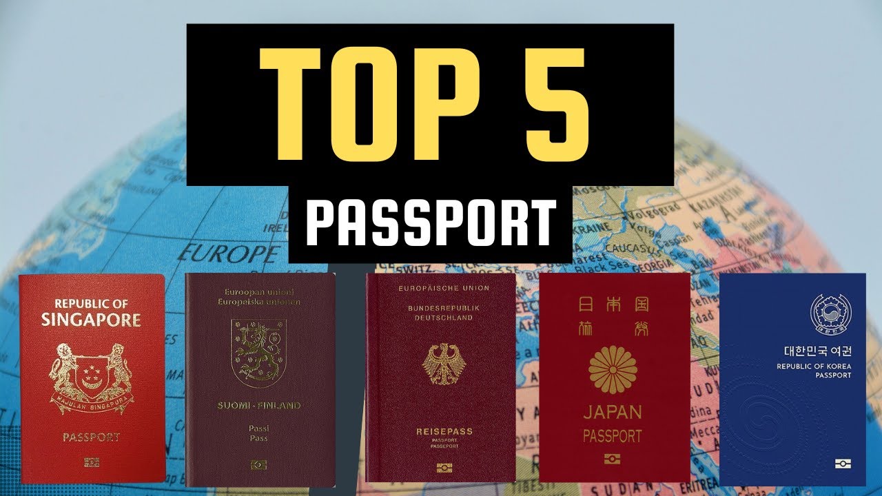 Top 5 Most Powerful Passports | Global Travel Guide 🌍✈️