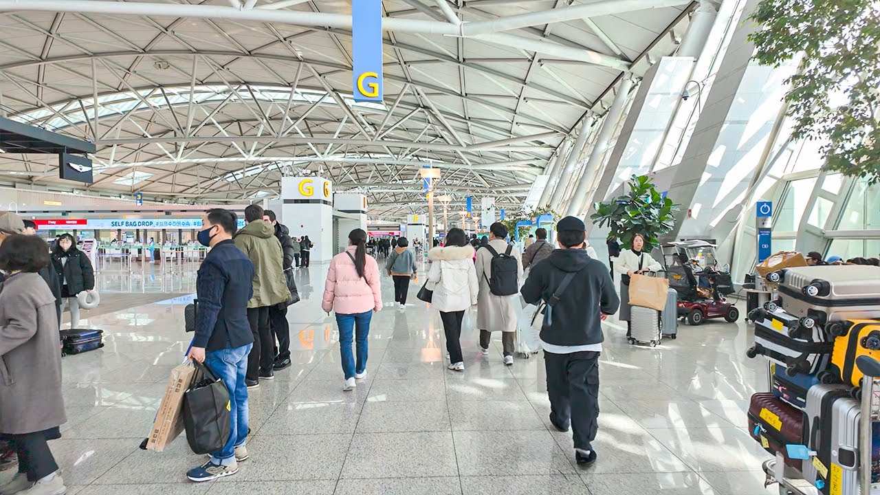 Walking Tour Incheon International Airport Terminal 1 | Korea Travel Guide 4K HDR