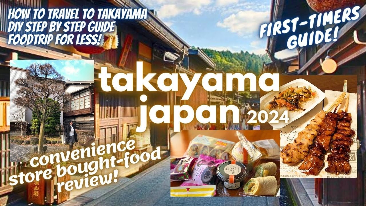 DIY CENTRAL JAPAN TRAVEL GUIDE | How To Get To Takayama With Convenience Store-Bought Food Mini Haul