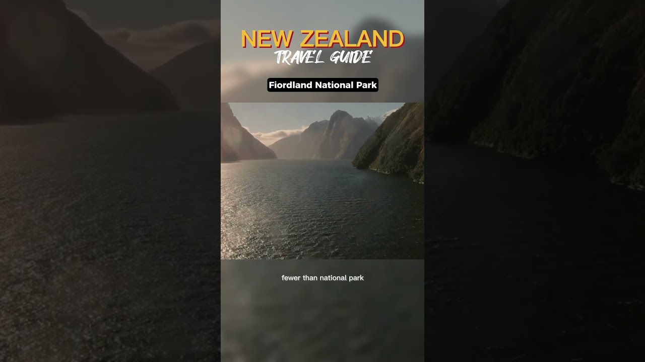 Fiordland National Park New Zealand 🇳🇿 | Best Travel Guide #shorts #travel #fyp #explore #nature