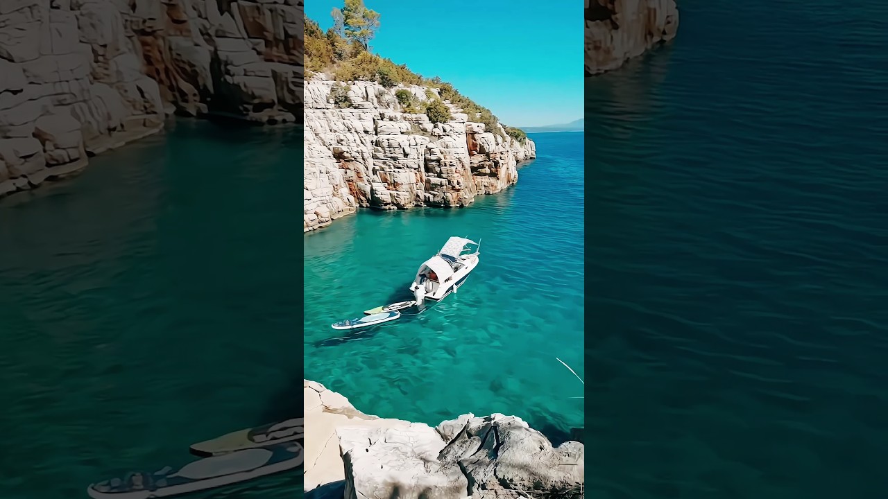 Places That Don't Feel Real 😨 🌍 🌴 Croatia 🇭🇷 / #shorts #travel #explore #adventure #destination