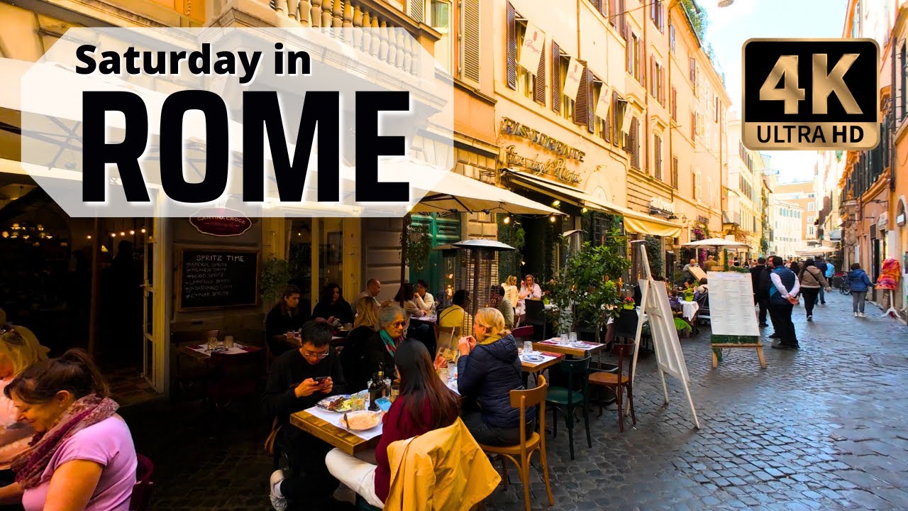 Rome Travel Guide -  a Saturday Walking Tour in Rome