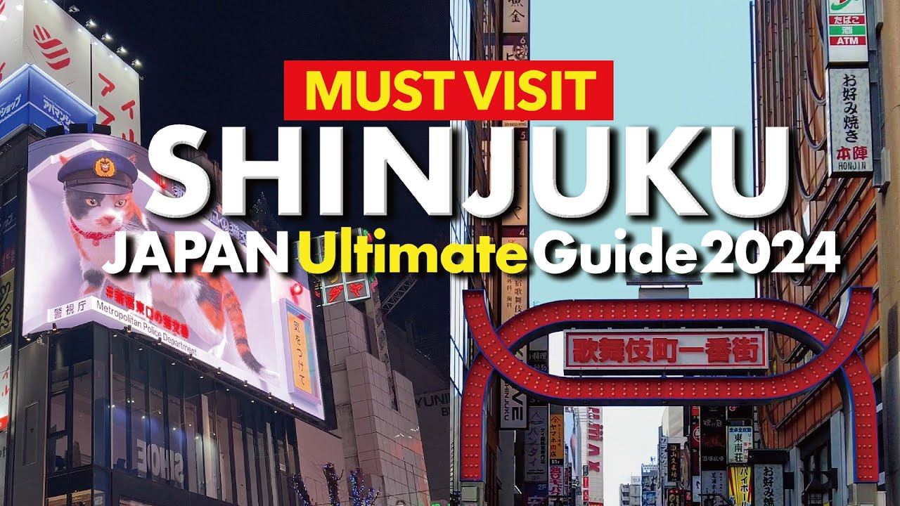 BEST 10 SHINJUKU FOOD & SHOPPING ULTIMATE GUIDE: Japan Travel Guide 2024