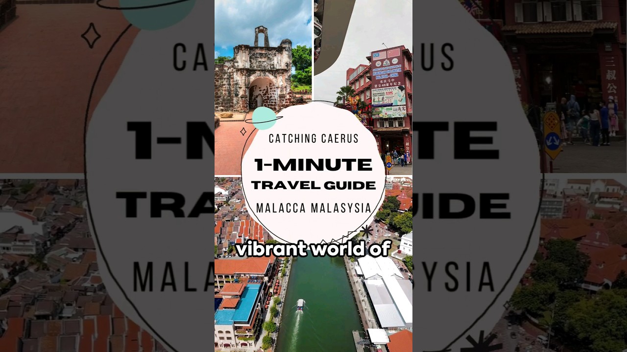 Malacca Travel Guide 2024 | Know Before You Go #Malacca #malaysiatravelguide #catchingcaerus