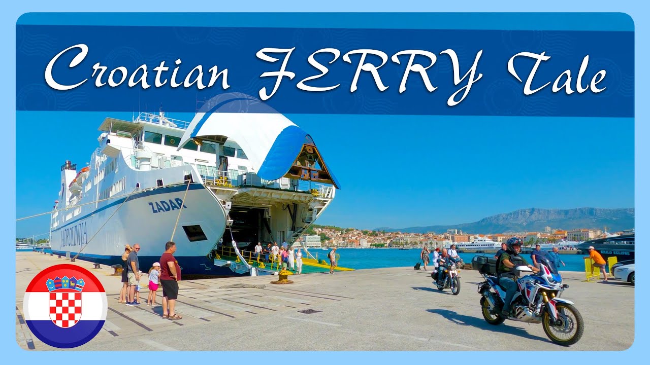 Croatian Ferry Tips ⛴️ Travel Guide to Croatian Islands 🏝️ by Boat and Car