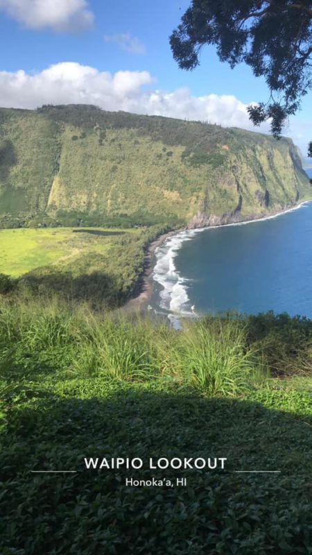 Overlook at Waipio Valley -