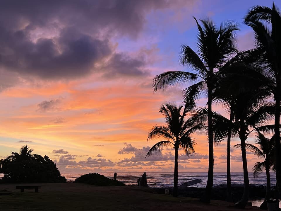 Aloha Friday Photo: Welcoming the day at Lydgate Beach