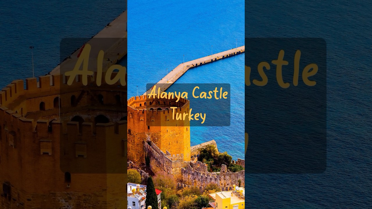 Exploring Turkey: Top Alanya Castle Attractions 4k | Turkey Travel Guide