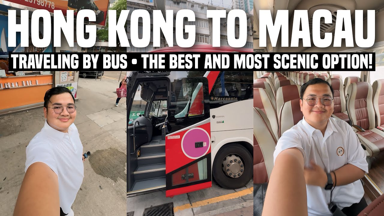 HONG KONG to MACAU BY BUS TRAVEL GUIDE | Ivan de Guzman