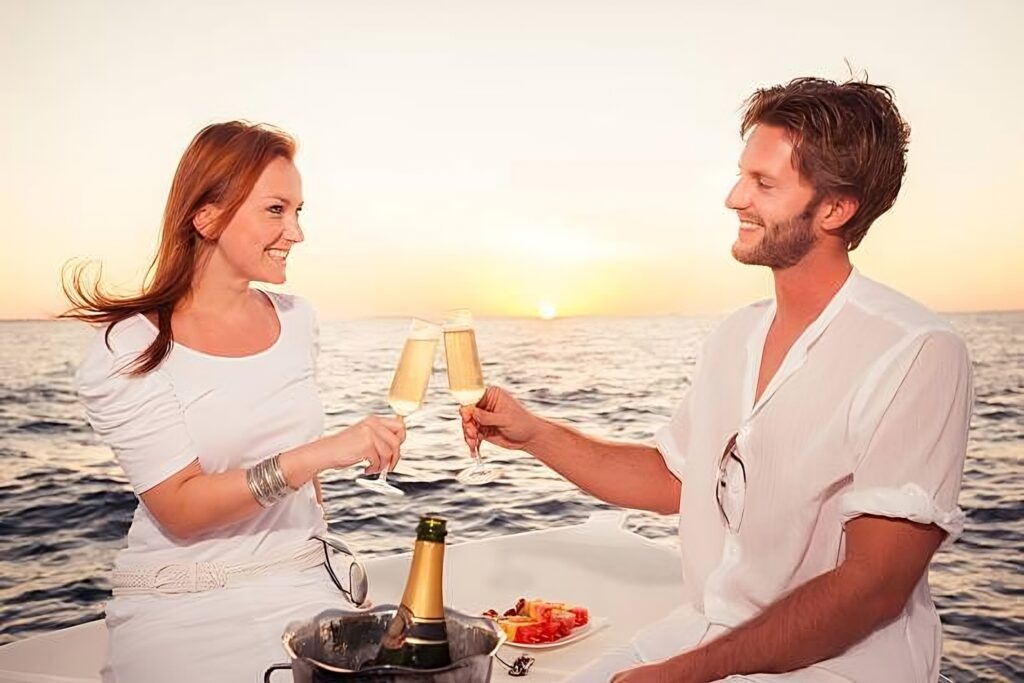 romantic sunset dinner cruising experience