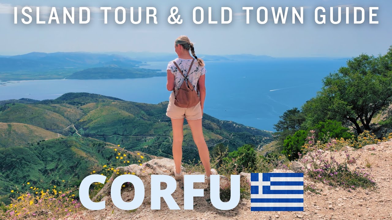 Ultimate Travel Guide to Corfu, Greece! Island Tour, Old Town, Beaches, Viewpoints, Towns & more! 🇬🇷