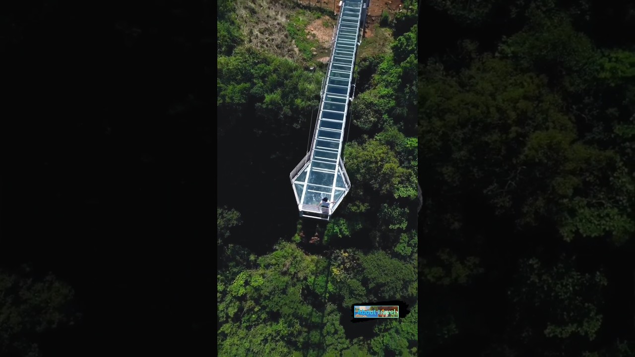 India's largest glass bridge 😱✨#shorts