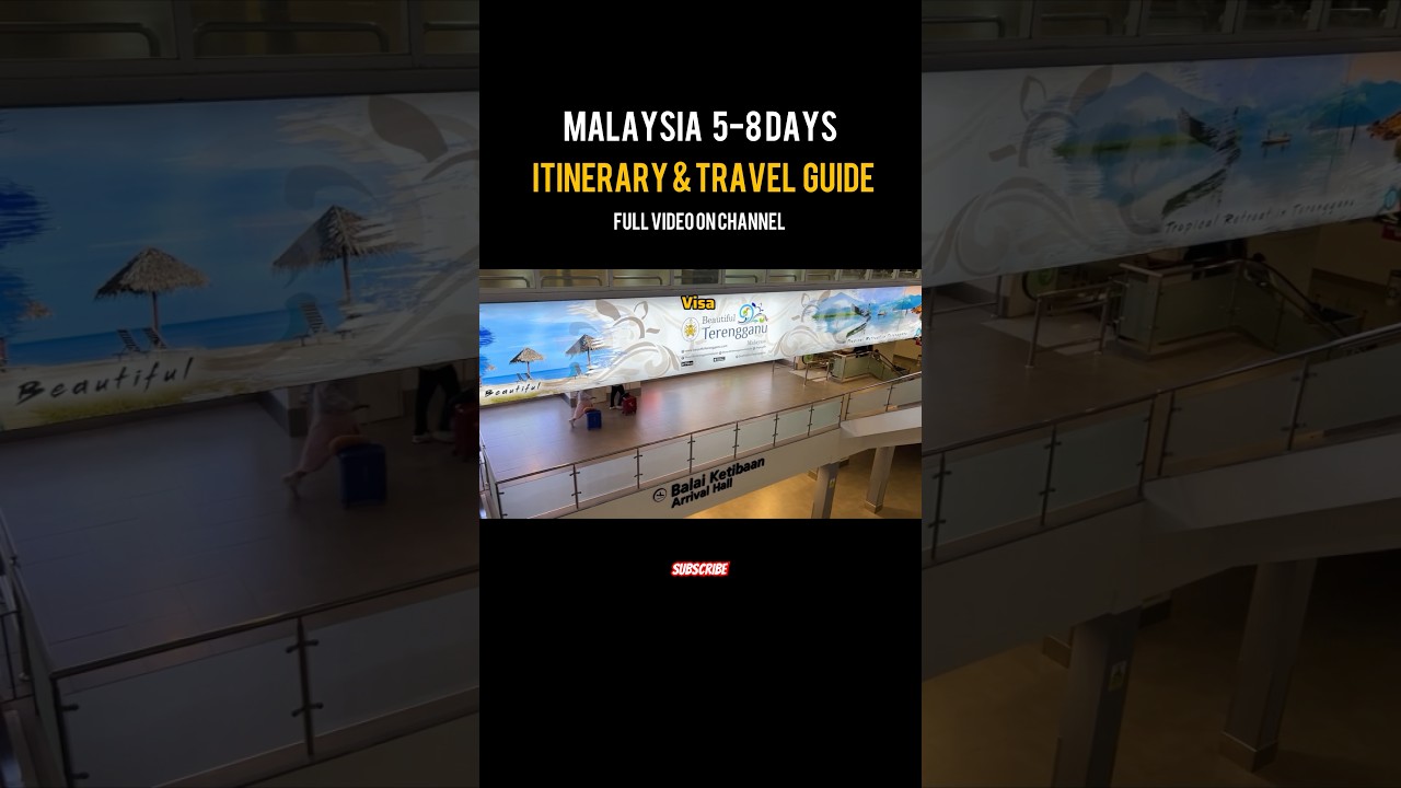 Malaysia Travel Guide 👮🏻‍♂️Immigration & Visa #malaysia #kualalumpur #itinerary #mdacform #shorts