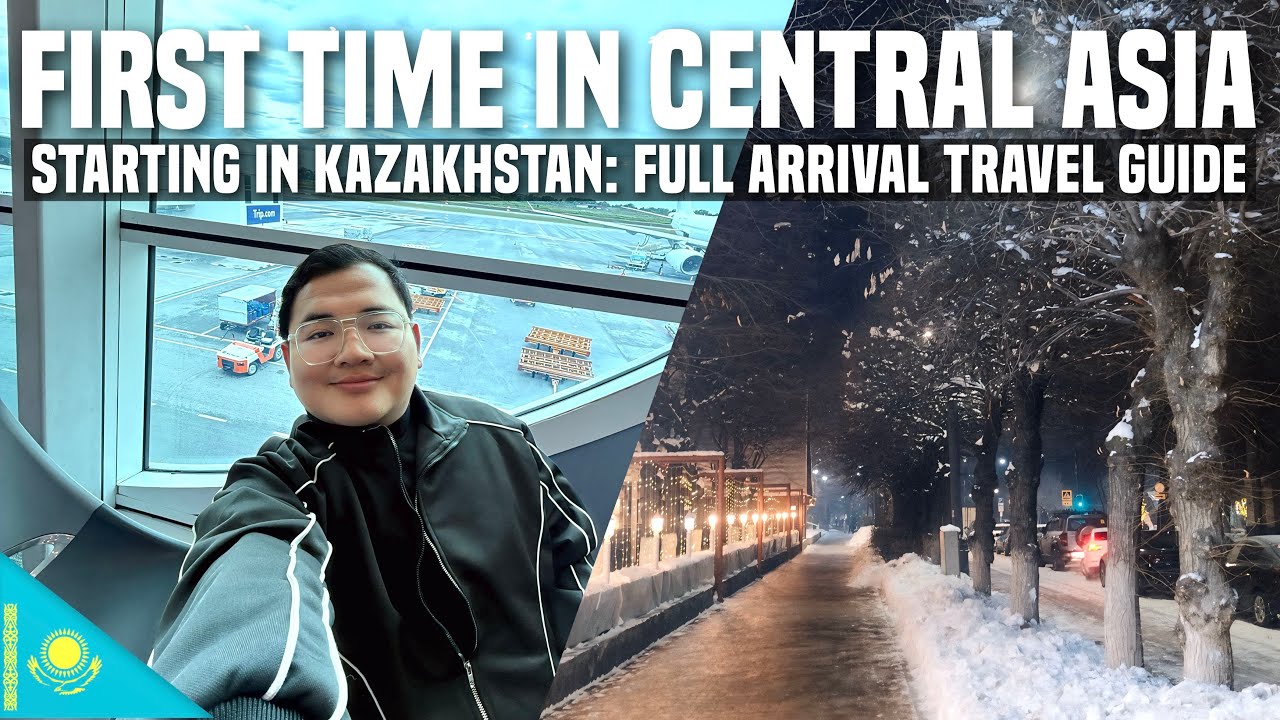 FIRST TIME in CENTRAL ASIA: Starting in KAZAKHSTAN (Airport Arrival Travel Guide) 🇰🇿| Ivan de Guzman