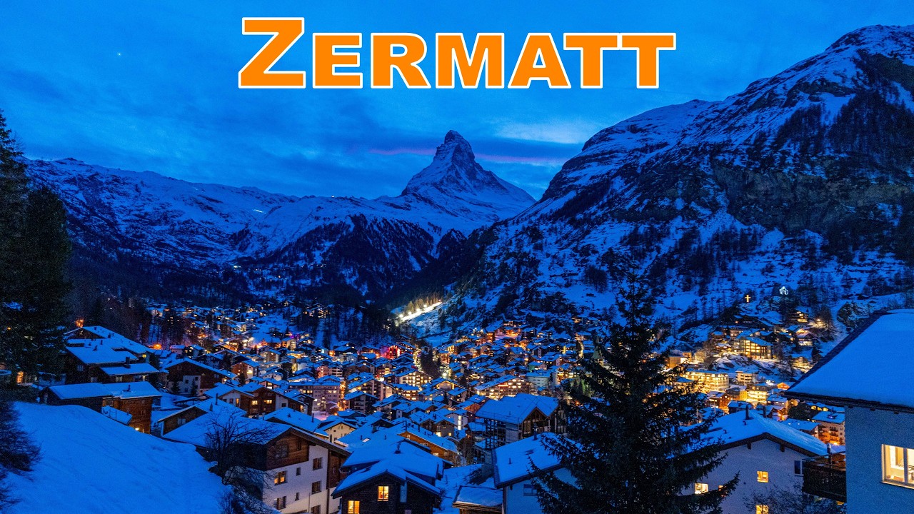 Ultimate ZERMATT Switzerland WINTER Travel Guide – Best Things to do, Matterhorn Views, Highlights