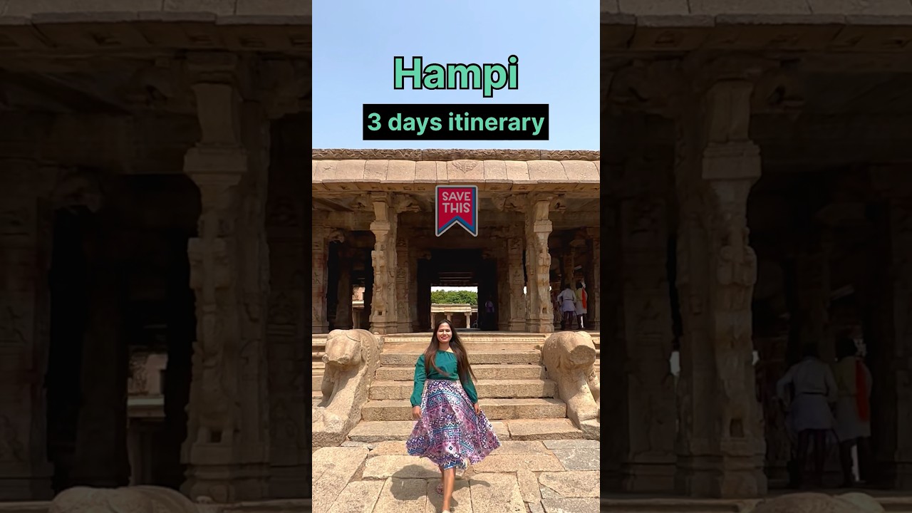 Hampi 3 days itinerary | places to visit in hampi | hampi travel guide | WanderBees | Shwetha Salian